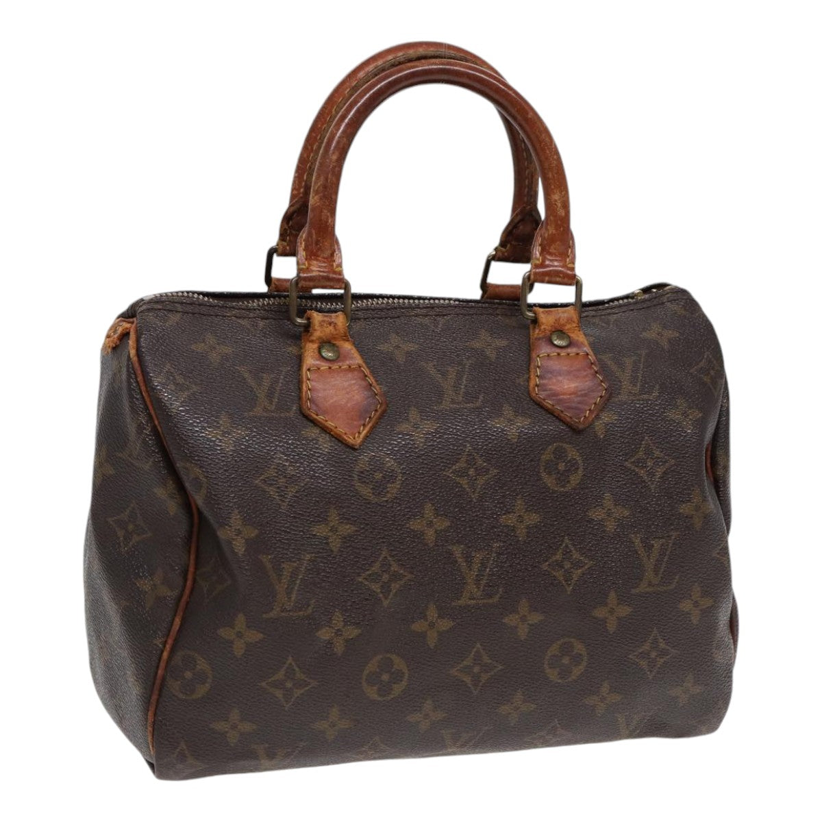 LOUIS VUITTON Monogram Speedy 25 Hand Bag M41528 LV Auth yk14352