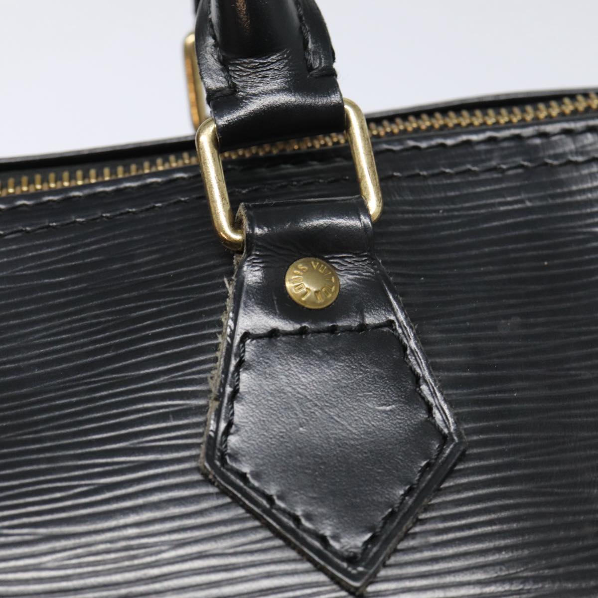 LOUIS VUITTON Epi Speedy 25 Hand Bag Black M43012 LV Auth yk14406