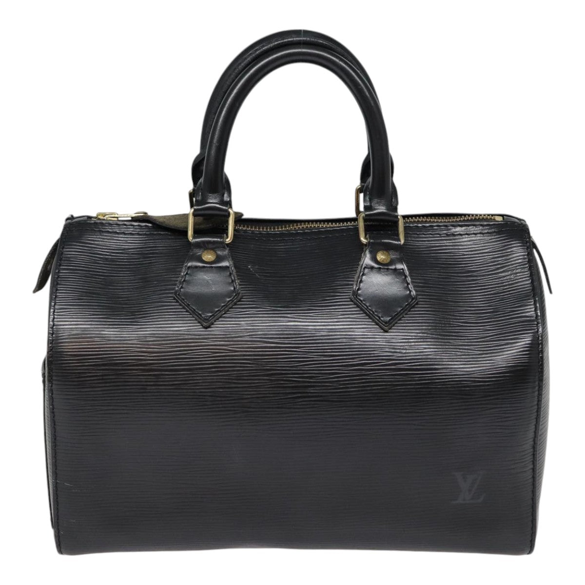 LOUIS VUITTON Epi Speedy 25 Hand Bag Black M43012 LV Auth yk14406