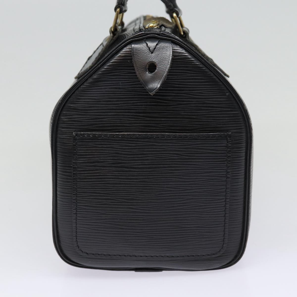 LOUIS VUITTON Epi Speedy 25 Hand Bag Black M43012 LV Auth yk14406