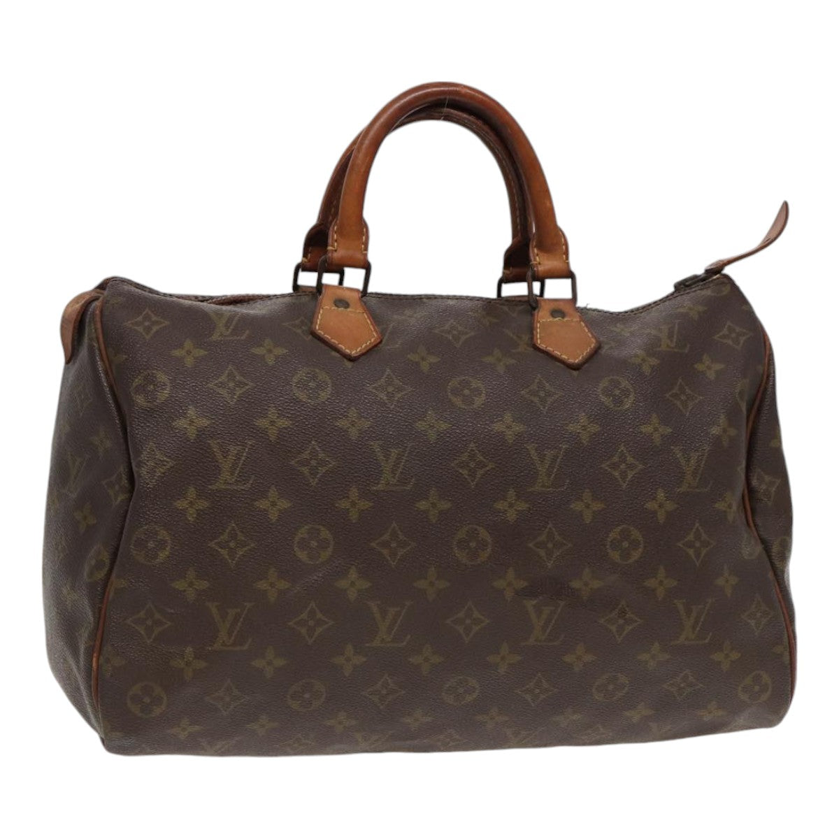 LOUIS VUITTON Monogram Speedy 35 Hand Bag Vintage M41524 LV Auth yk14408