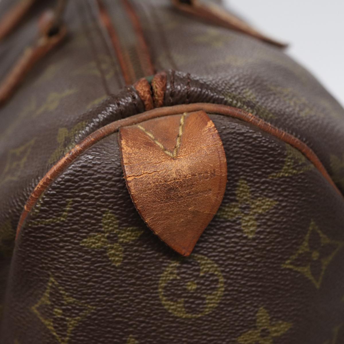 LOUIS VUITTON Monogram Speedy 35 Hand Bag Vintage M41524 LV Auth yk14408