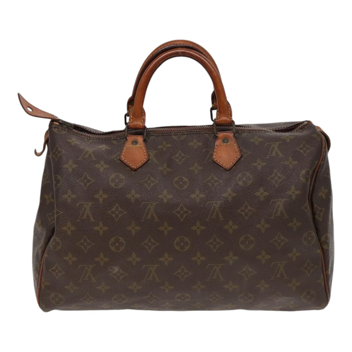 LOUIS VUITTON Monogram Speedy 35 Hand Bag Vintage M41524 LV Auth yk14408