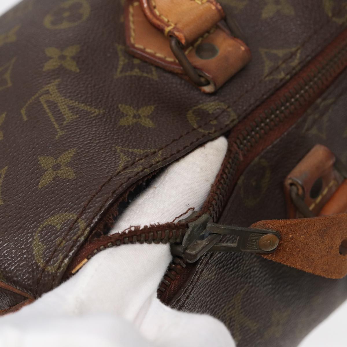 LOUIS VUITTON Monogram Speedy 35 Hand Bag Vintage M41524 LV Auth yk14408