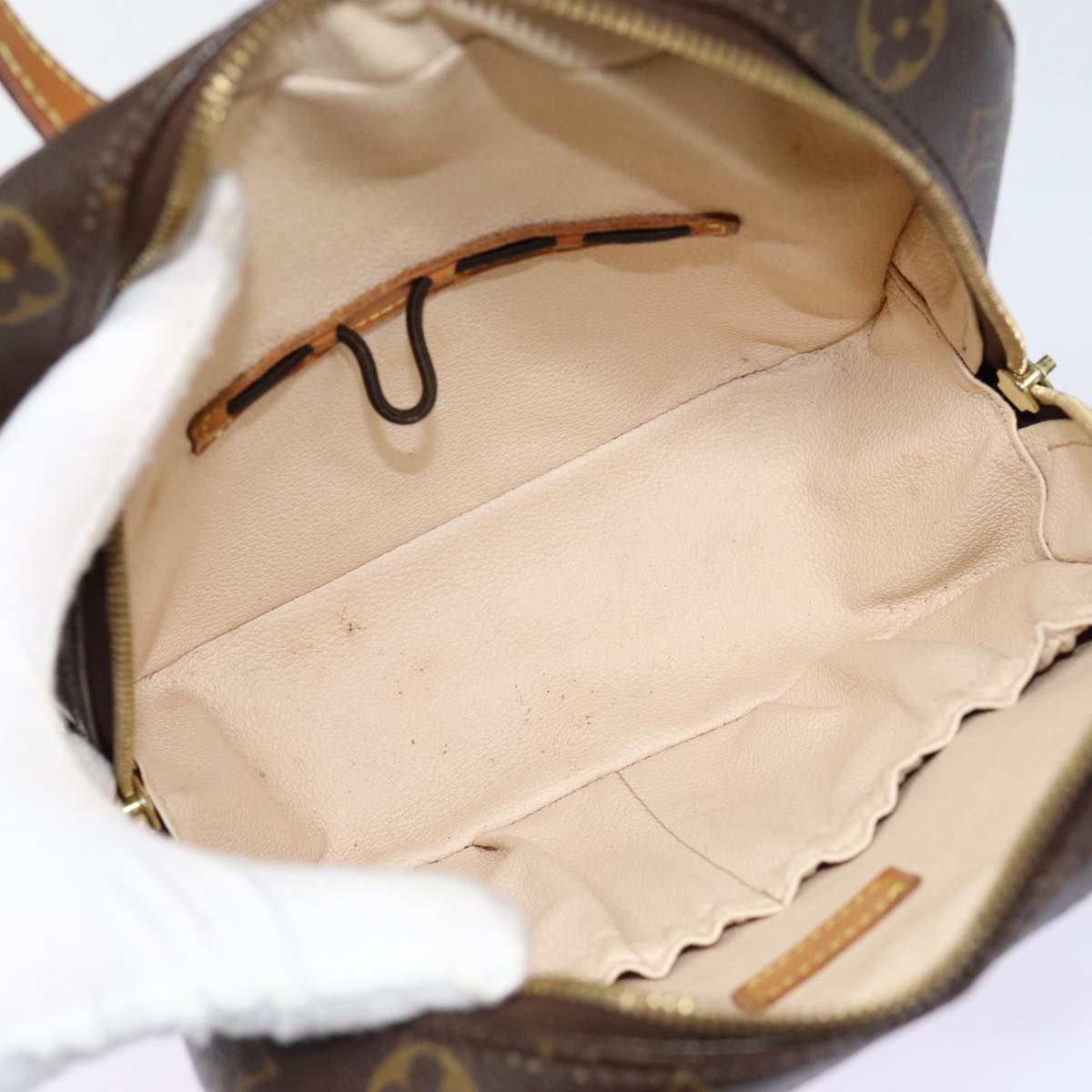 LOUIS VUITTON Monogram Spontini Hand Bag 2way M47500 LV Auth yk14416