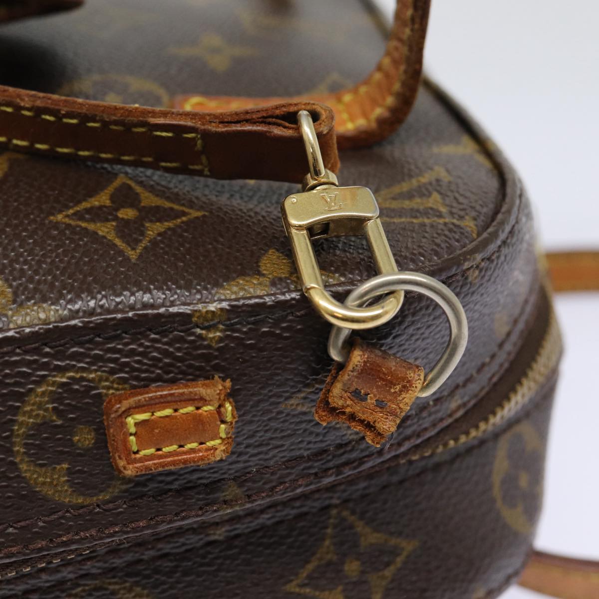 LOUIS VUITTON Monogram Spontini Hand Bag 2way M47500 LV Auth yk14416