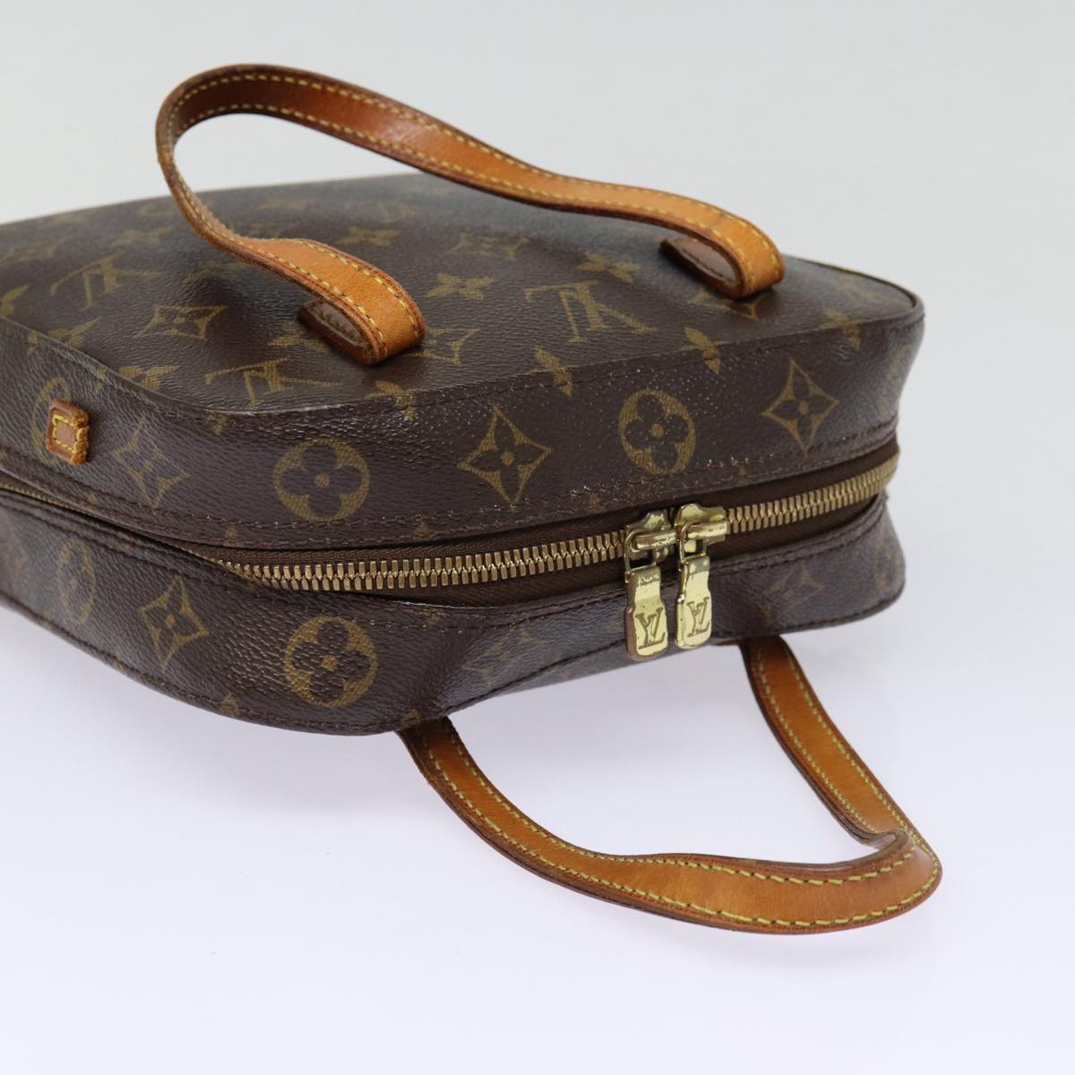 LOUIS VUITTON Monogram Spontini Hand Bag 2way M47500 LV Auth yk14416