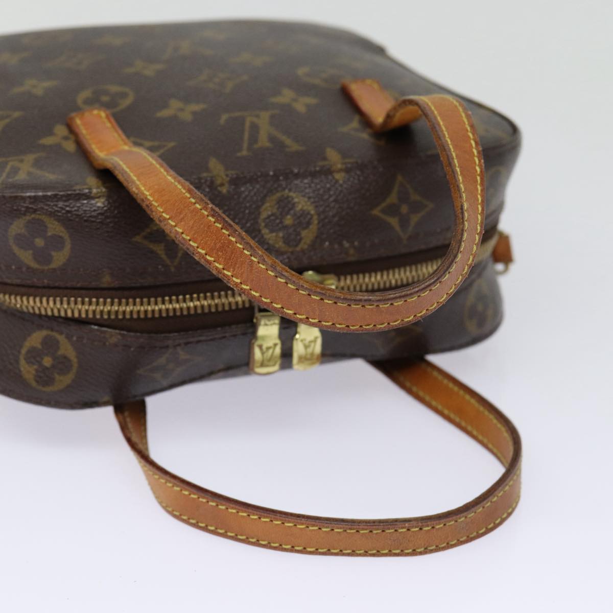 LOUIS VUITTON Monogram Spontini Hand Bag 2way M47500 LV Auth yk14416