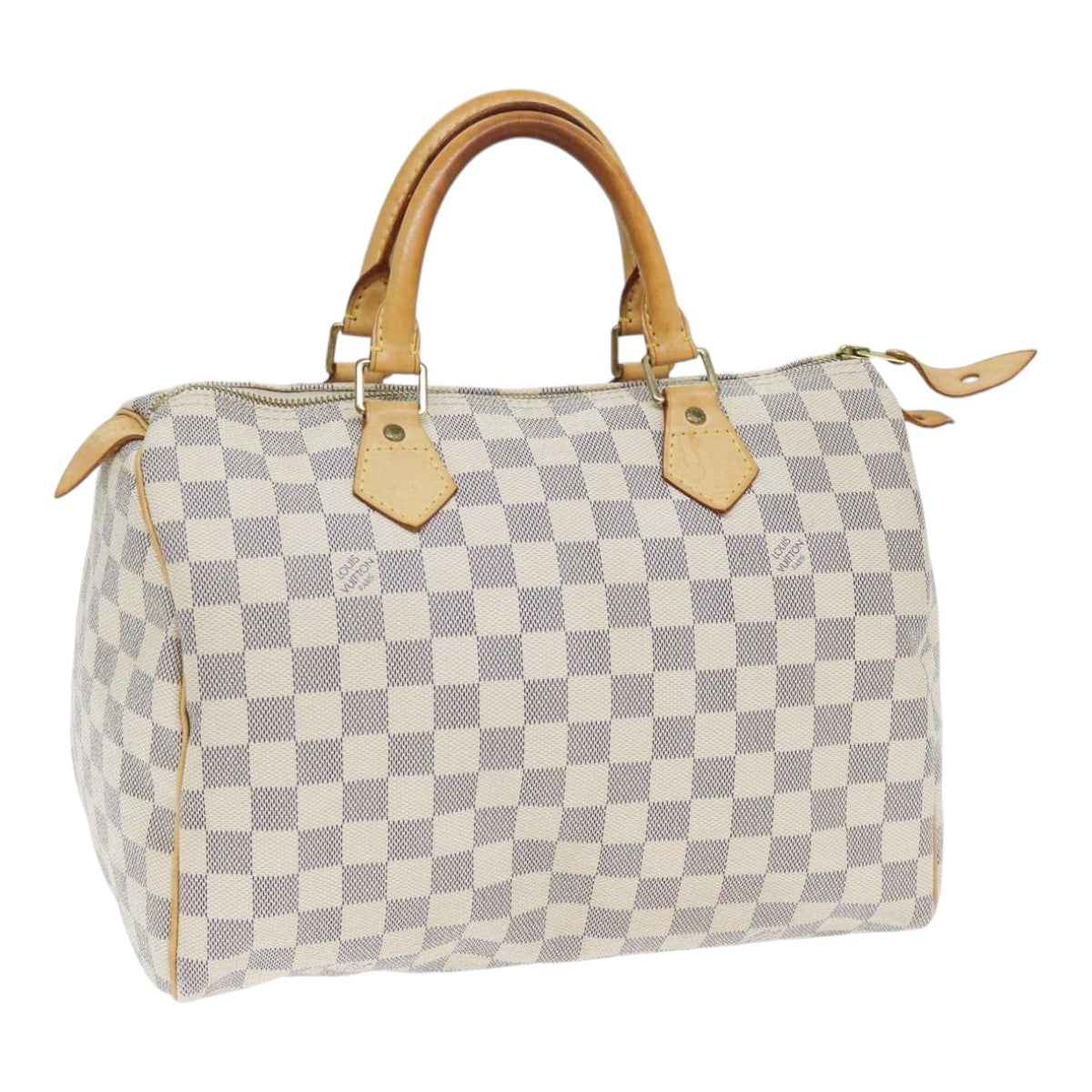 LOUIS VUITTON Damier Azur Speedy 30 Hand Bag N41533 LV Auth yk14480