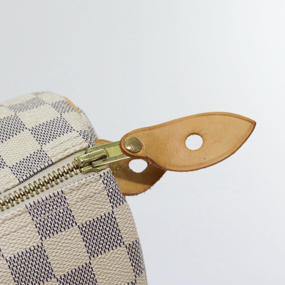 LOUIS VUITTON Damier Azur Speedy 30 Hand Bag N41533 LV Auth yk14480