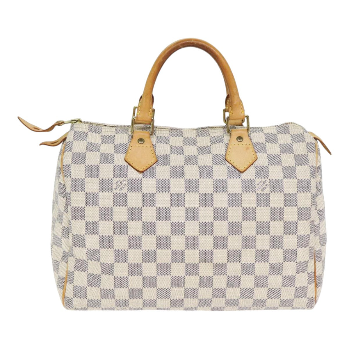 LOUIS VUITTON Damier Azur Speedy 30 Hand Bag N41533 LV Auth yk14480