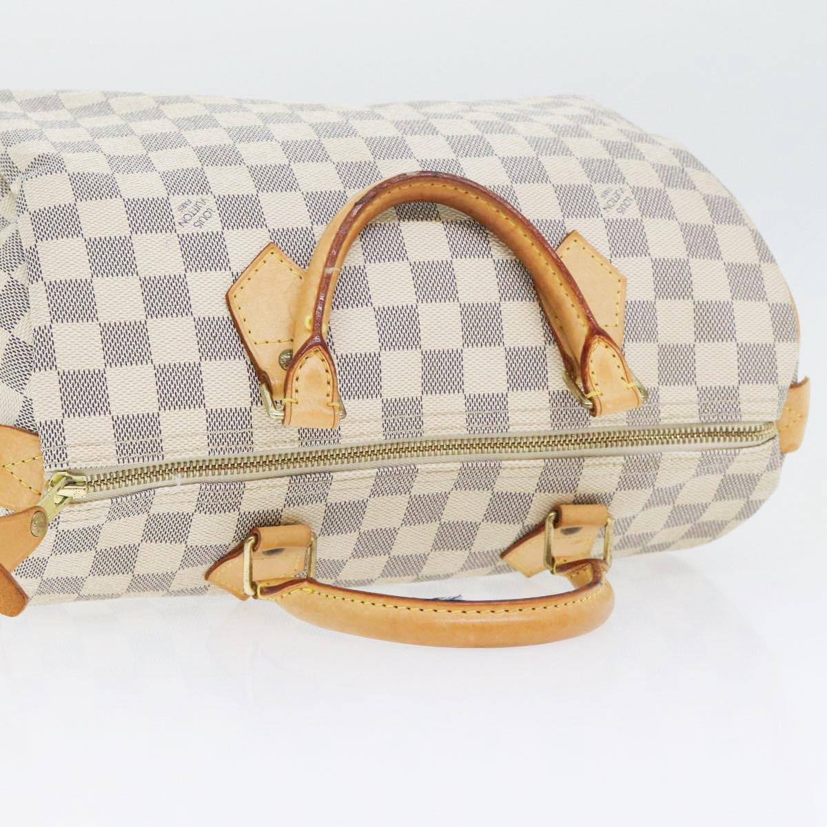 LOUIS VUITTON Damier Azur Speedy 30 Hand Bag N41533 LV Auth yk14480