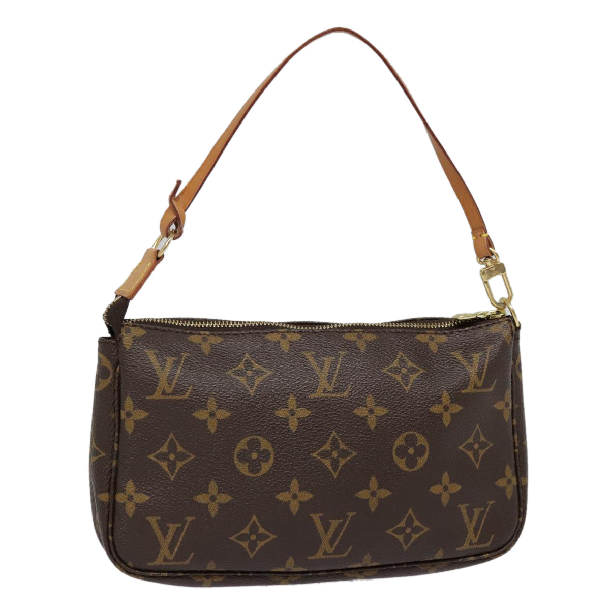 LOUIS VUITTON Monogram Pochette Accessoires Pouch M51980 LV Auth yk14521