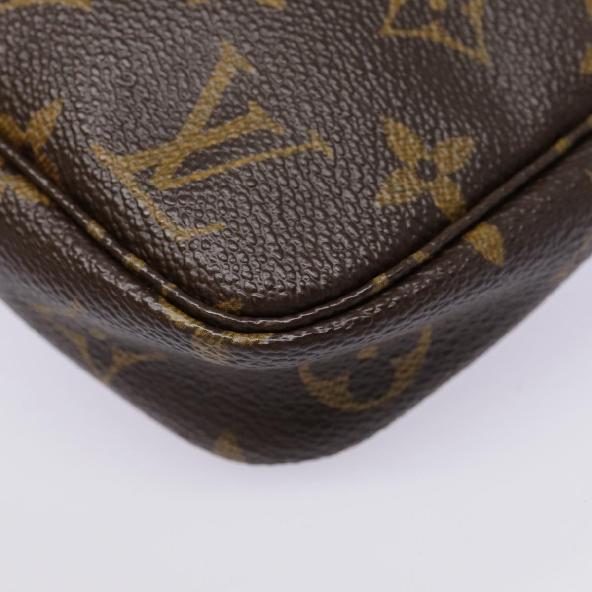 LOUIS VUITTON Monogram Pochette Accessoires Pouch M51980 LV Auth yk14521