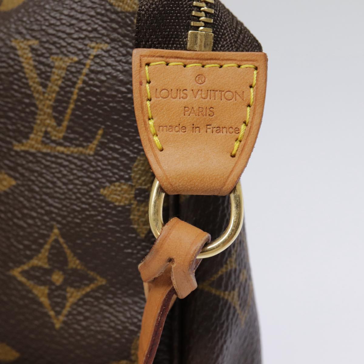 LOUIS VUITTON Monogram Pochette Accessoires Pouch M51980 LV Auth yk14521