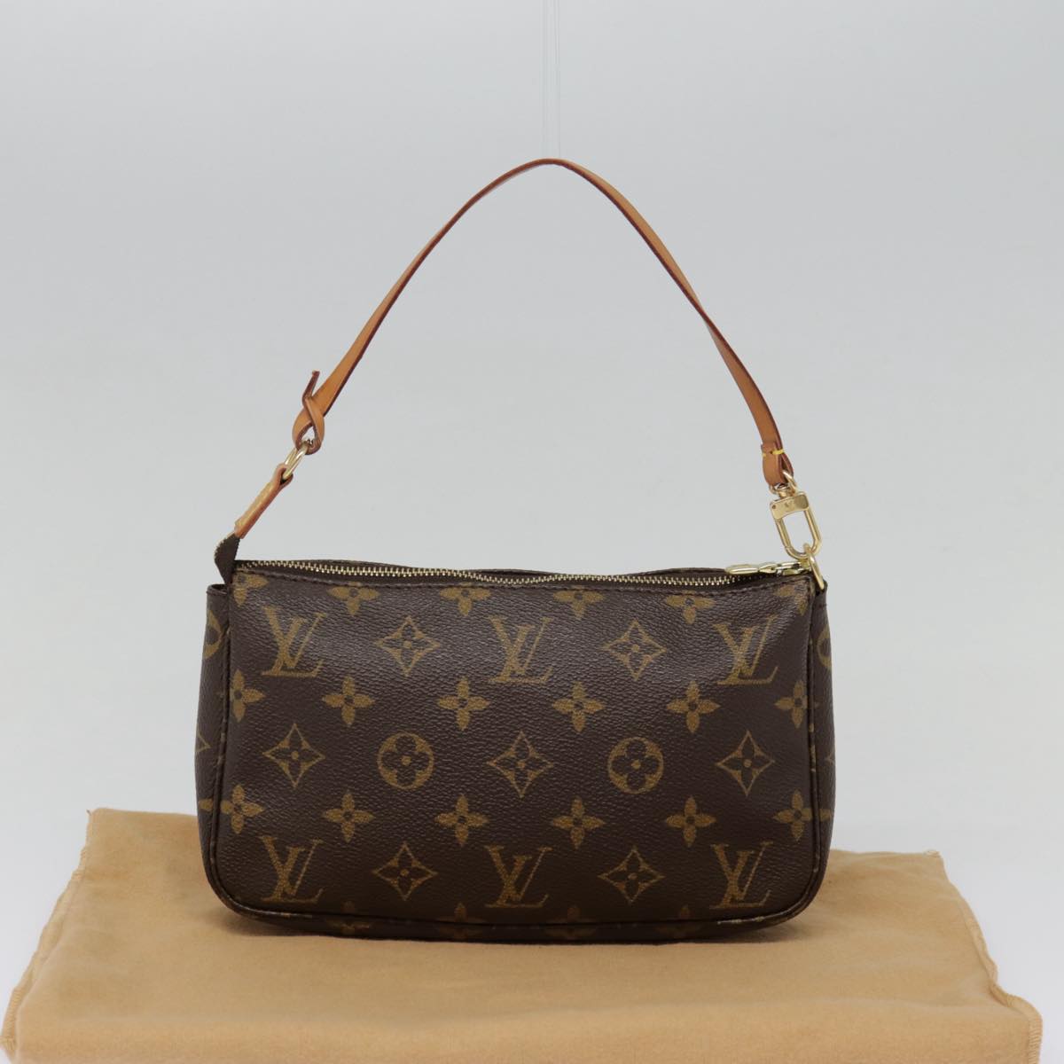 LOUIS VUITTON Monogram Pochette Accessoires Pouch M51980 LV Auth yk14521