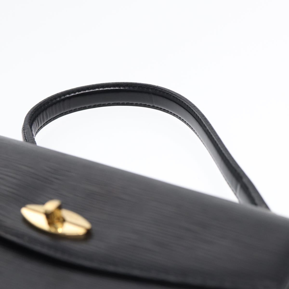 LOUIS VUITTON Epi Malesherbes Hand Bag Black M52372 LV Auth yk14534