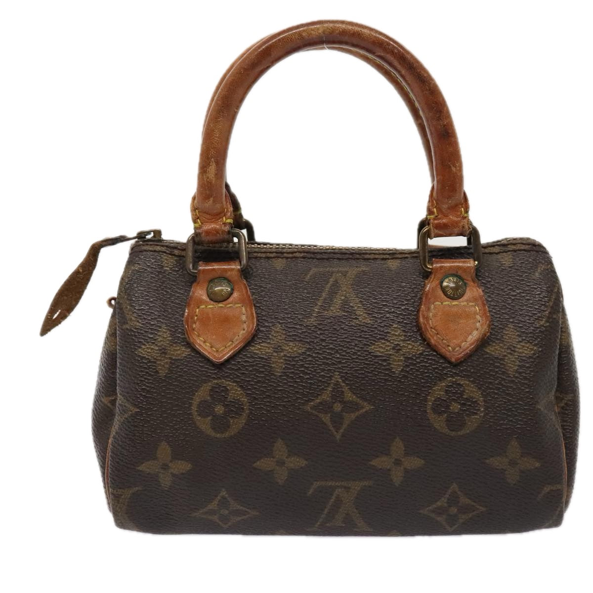 LOUIS VUITTON Monogram Mini Speedy Hand Bag Vintage M41534 LV Auth yk14565