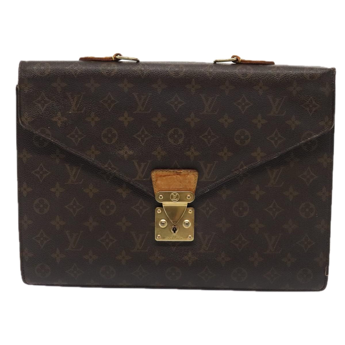 LOUIS VUITTON Monogram Serviette Conseiller Briefcase M53331 LV Auth yk14587