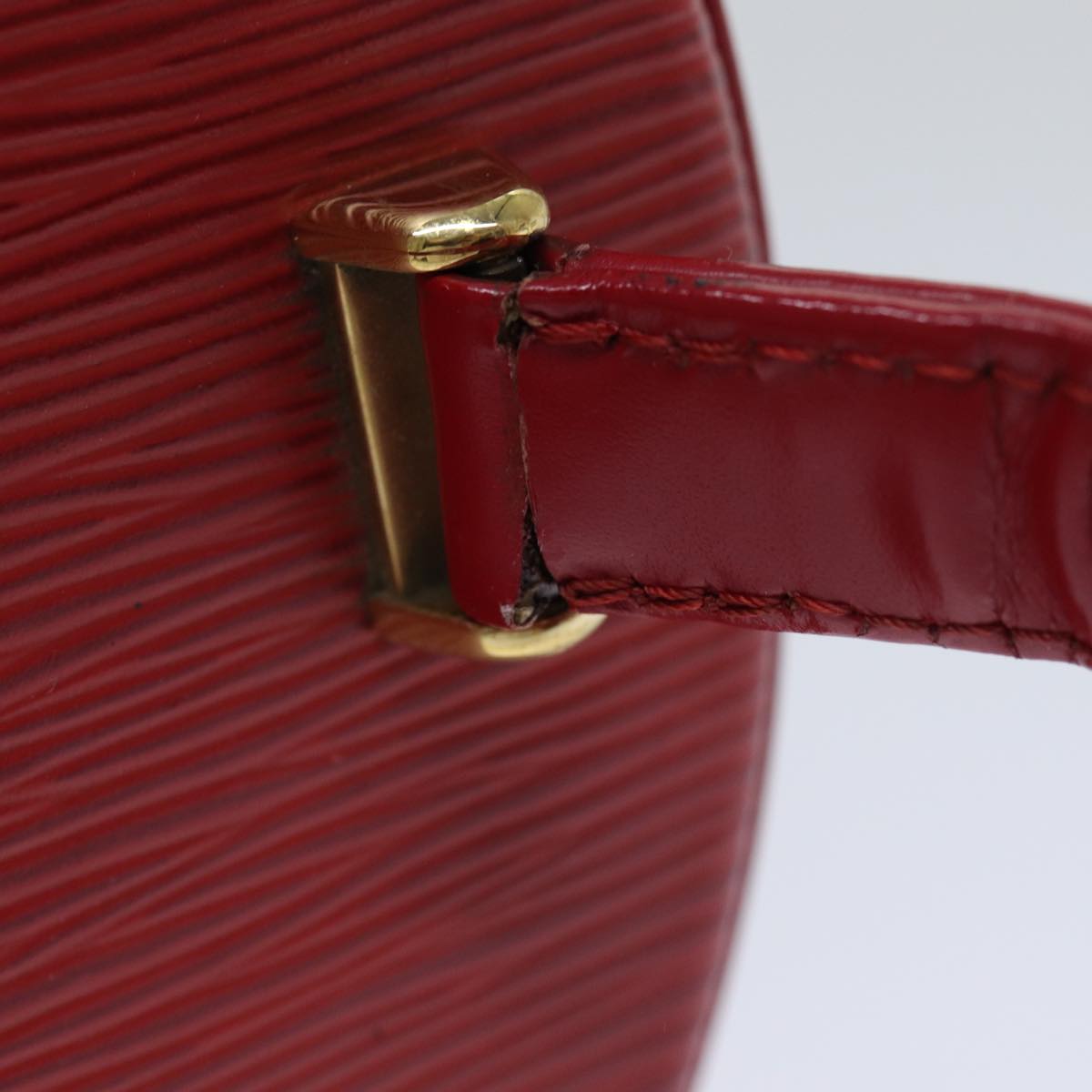 LOUIS VUITTON Epi Cannes Hand Bag Red M48037 LV Auth yk14594