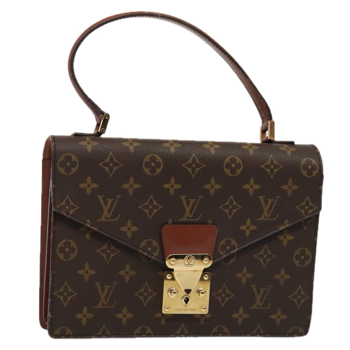 LOUIS VUITTON Monogram Concorde Hand Bag M51190 LV Auth yk14595