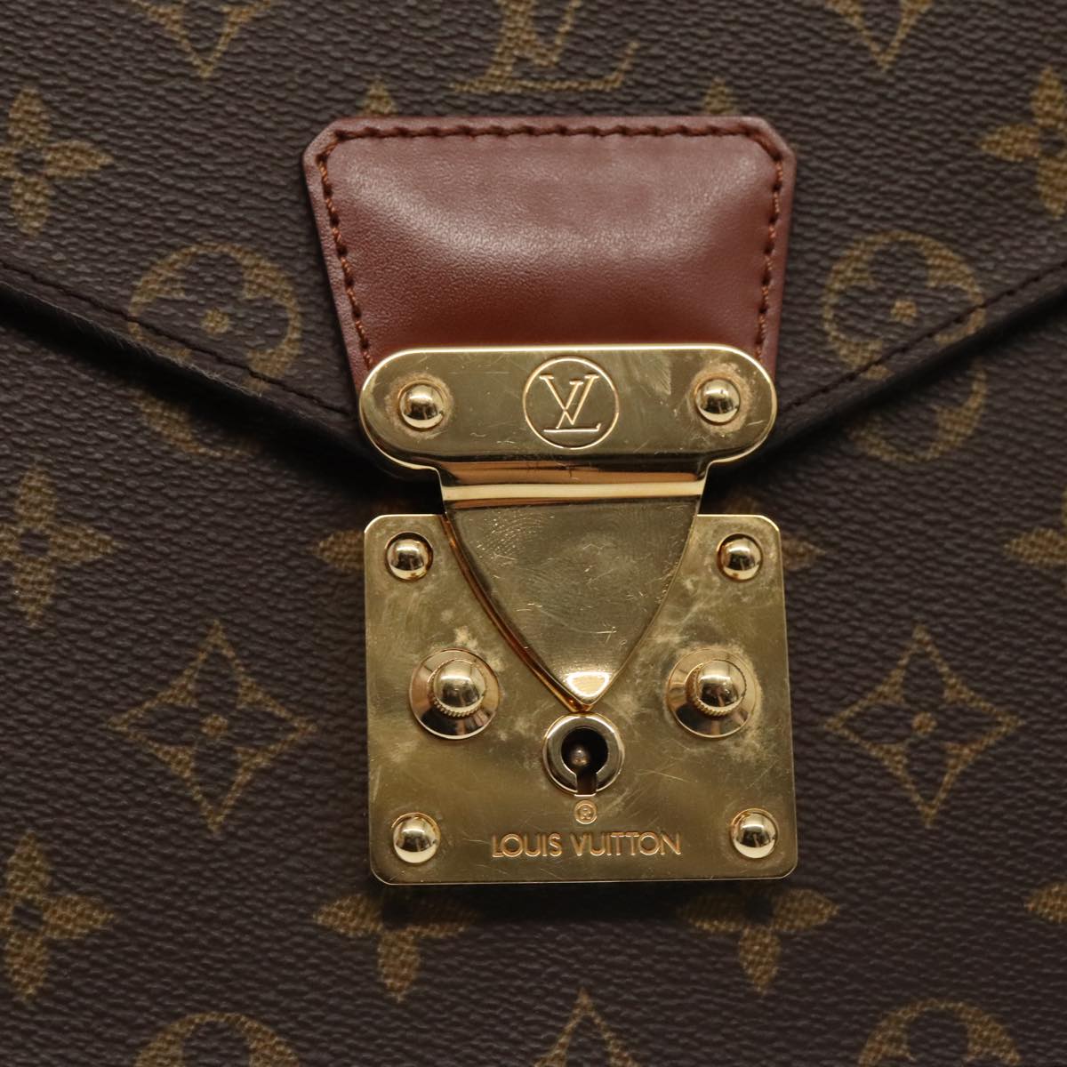 LOUIS VUITTON Monogram Concorde Hand Bag M51190 LV Auth yk14595