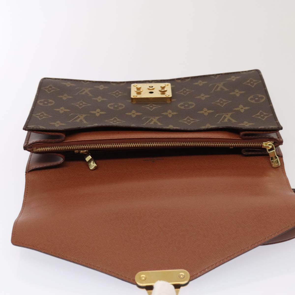 LOUIS VUITTON Monogram Concorde Hand Bag M51190 LV Auth yk14595