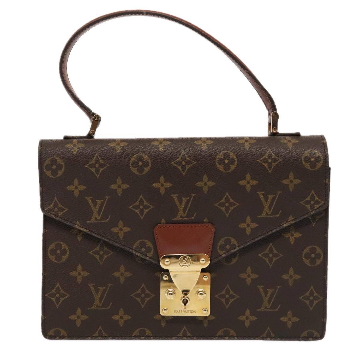 LOUIS VUITTON Monogram Concorde Hand Bag M51190 LV Auth yk14595