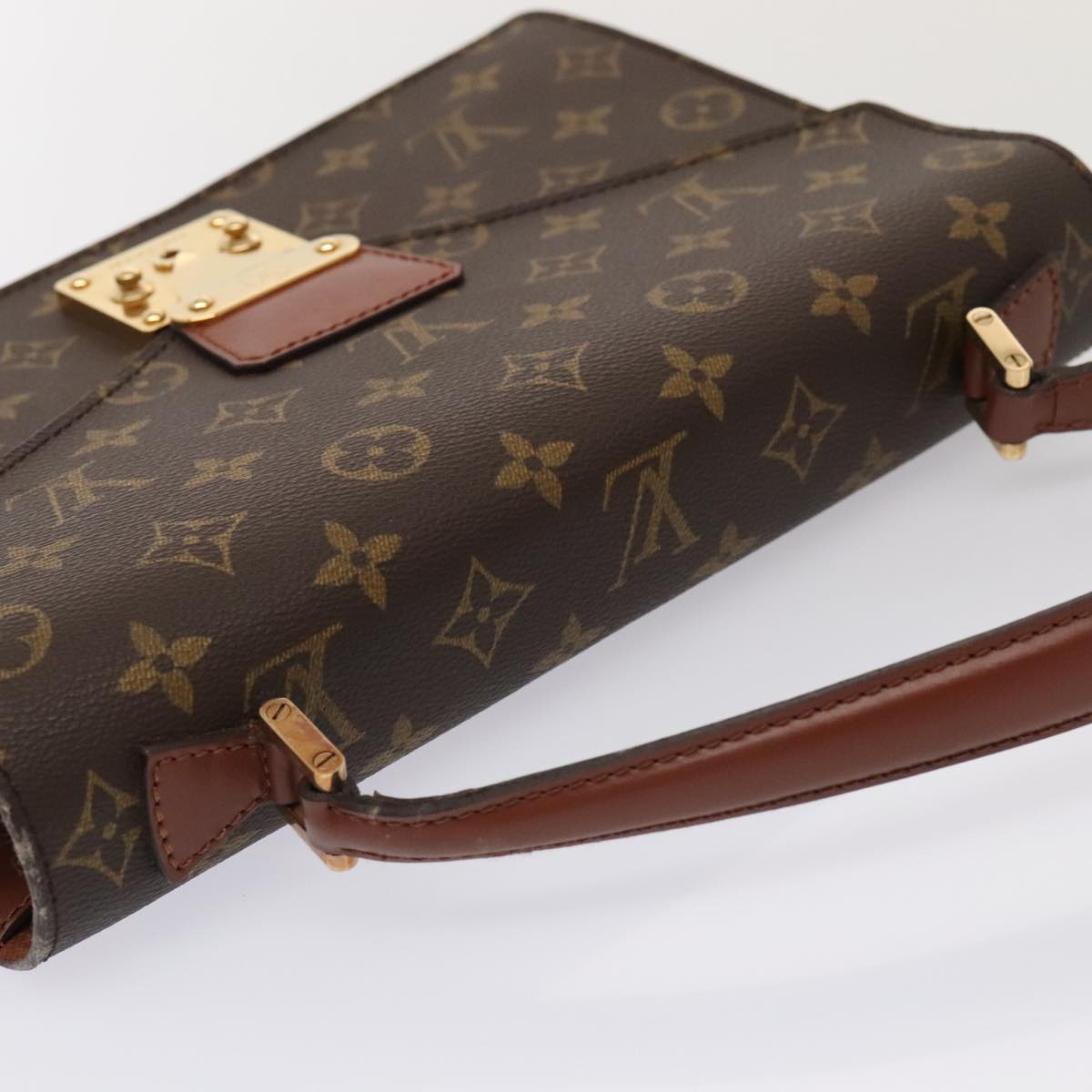 LOUIS VUITTON Monogram Concorde Hand Bag M51190 LV Auth yk14595