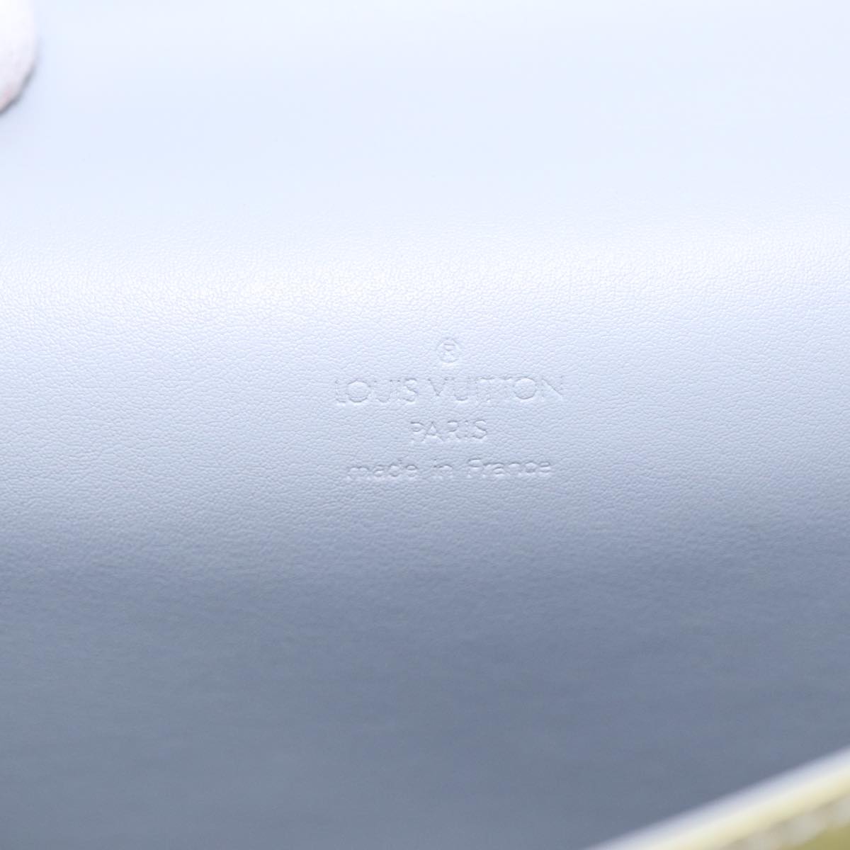 LOUIS VUITTON Monogram Vernis Spring Street Hand Bag Gris M91029 LV Auth yk14630