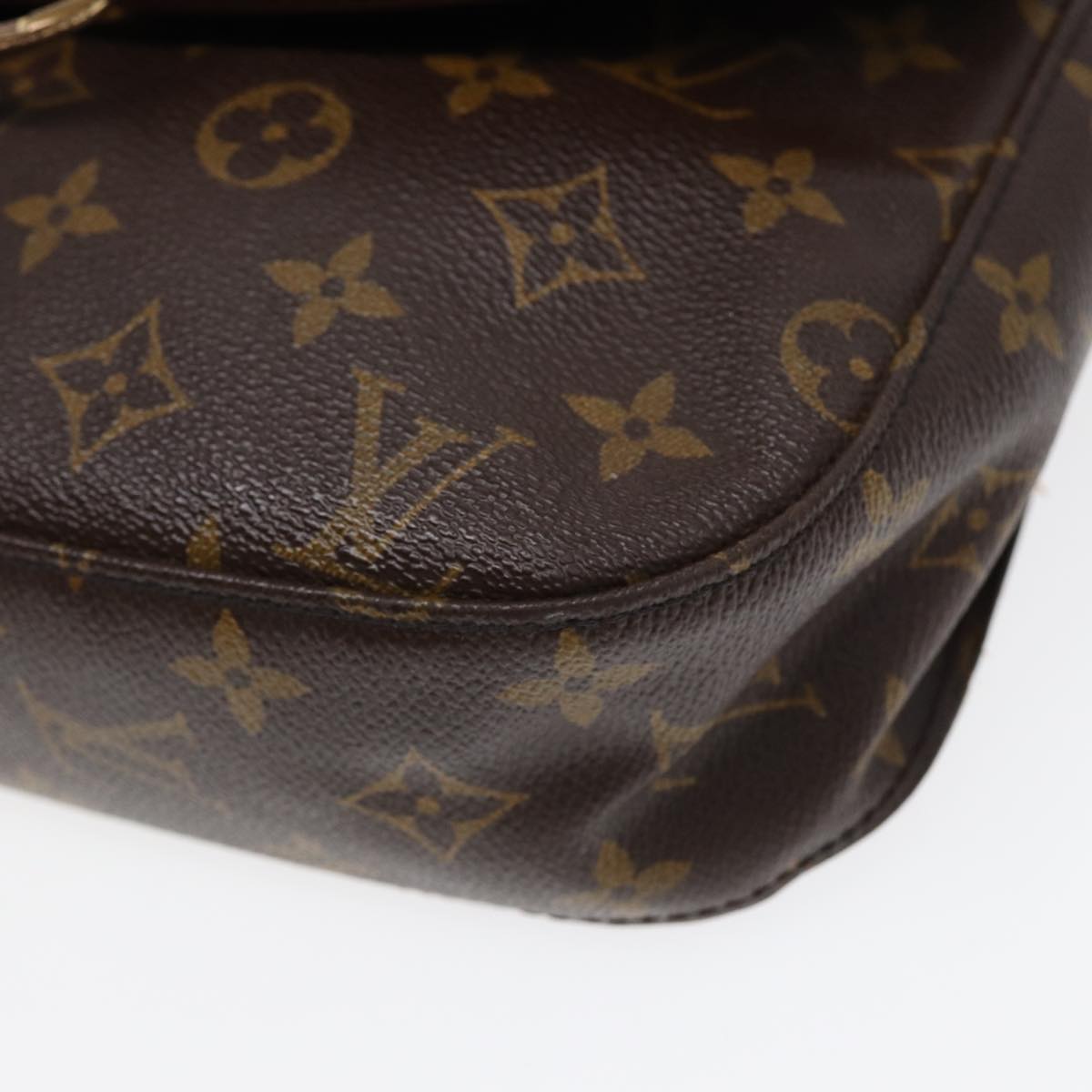 LOUIS VUITTON Monogram Saint Cloud GM Shoulder Bag M51242 LV Auth yk14635