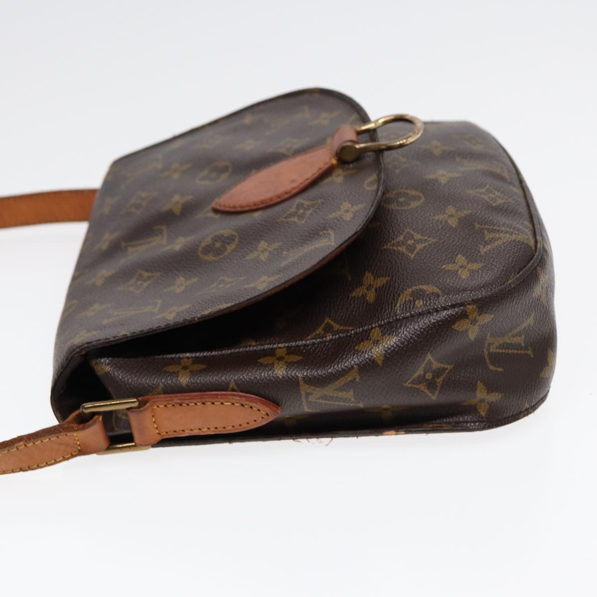 LOUIS VUITTON Monogram Saint Cloud GM Shoulder Bag M51242 LV Auth yk14635