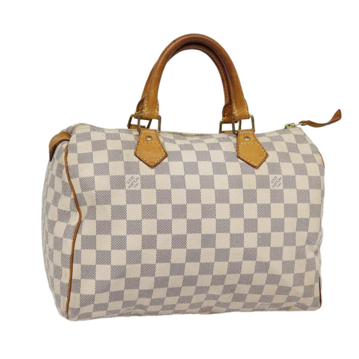 LOUIS VUITTON Damier Azur Speedy 30 Hand Bag N41533 LV Auth yk14667