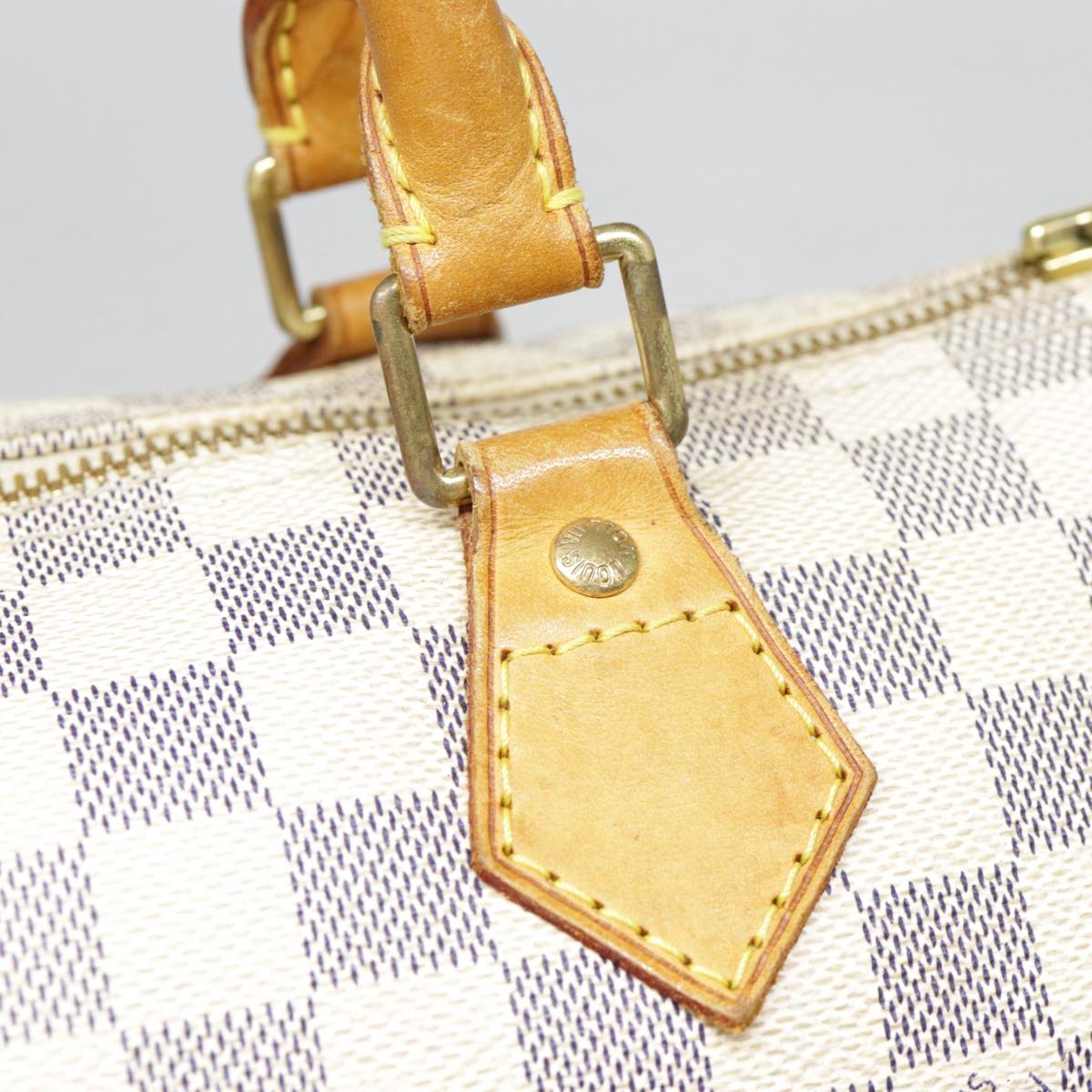 LOUIS VUITTON Damier Azur Speedy 30 Hand Bag N41533 LV Auth yk14667