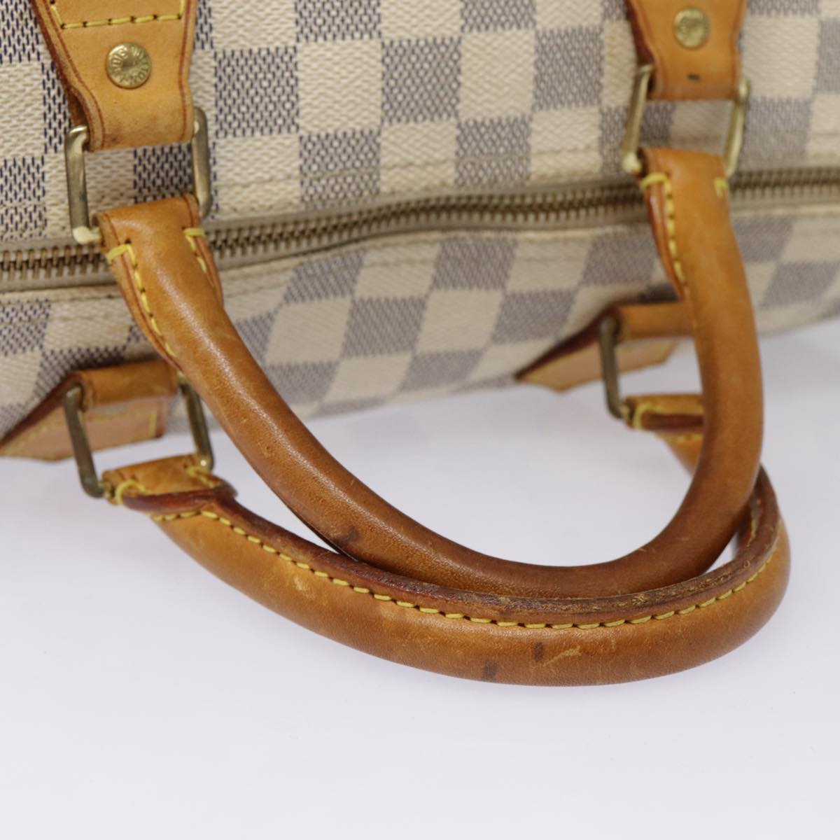 LOUIS VUITTON Damier Azur Speedy 30 Hand Bag N41533 LV Auth yk14667