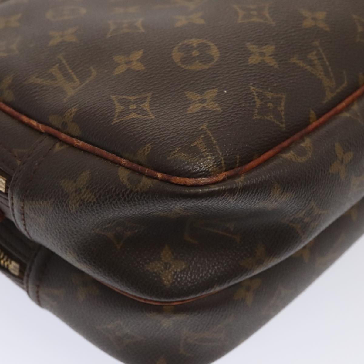 LOUIS VUITTON Monogram Reporter PM Shoulder Bag M45254 LV Auth yk14682