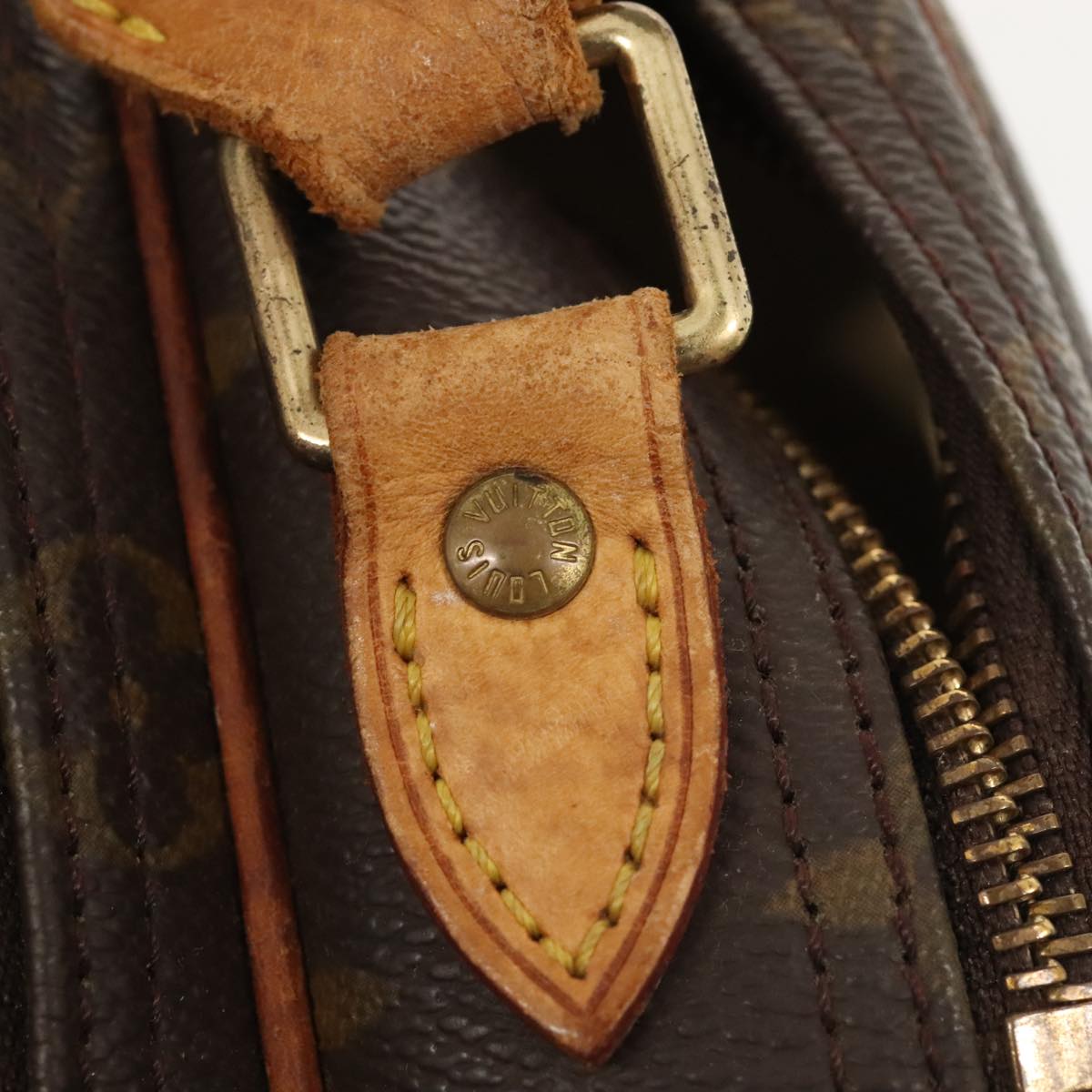 LOUIS VUITTON Monogram Reporter PM Shoulder Bag M45254 LV Auth yk14682