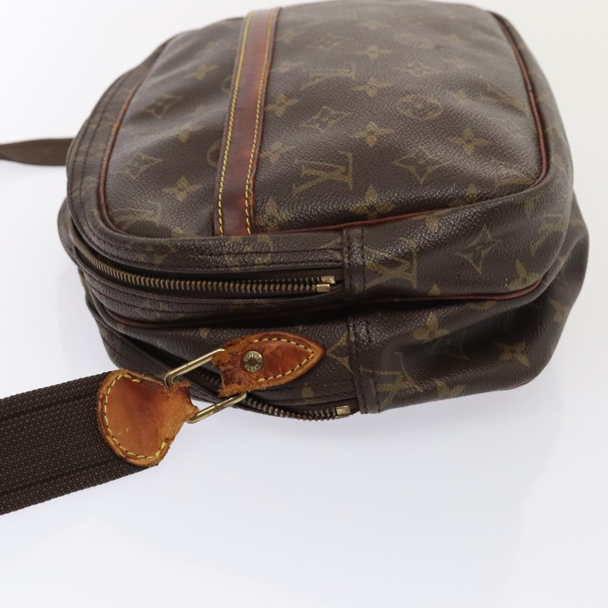 LOUIS VUITTON Monogram Reporter PM Shoulder Bag M45254 LV Auth yk14685