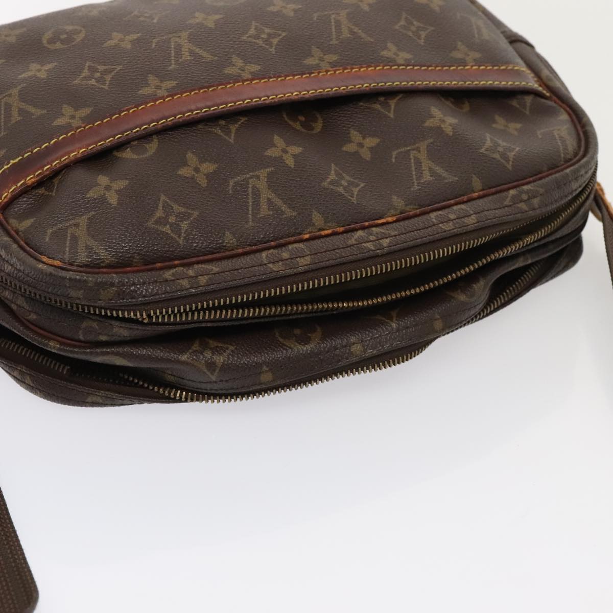 LOUIS VUITTON Monogram Reporter PM Shoulder Bag M45254 LV Auth yk14685