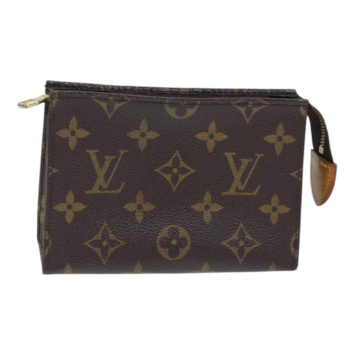 LOUIS VUITTON Monogram Poche Toilette 15 Pouch M47546 LV Auth yk14690