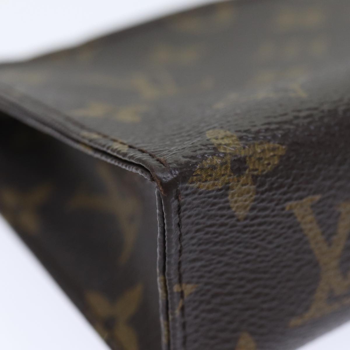 LOUIS VUITTON Monogram Poche Toilette 15 Pouch M47546 LV Auth yk14690