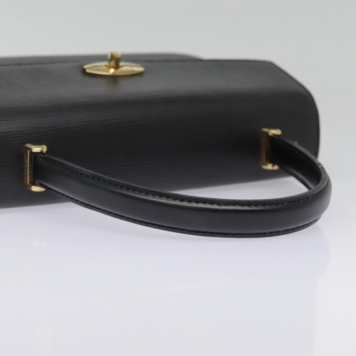 LOUIS VUITTON Epi Malesherbes Hand Bag Black M52372 LV Auth yk14713