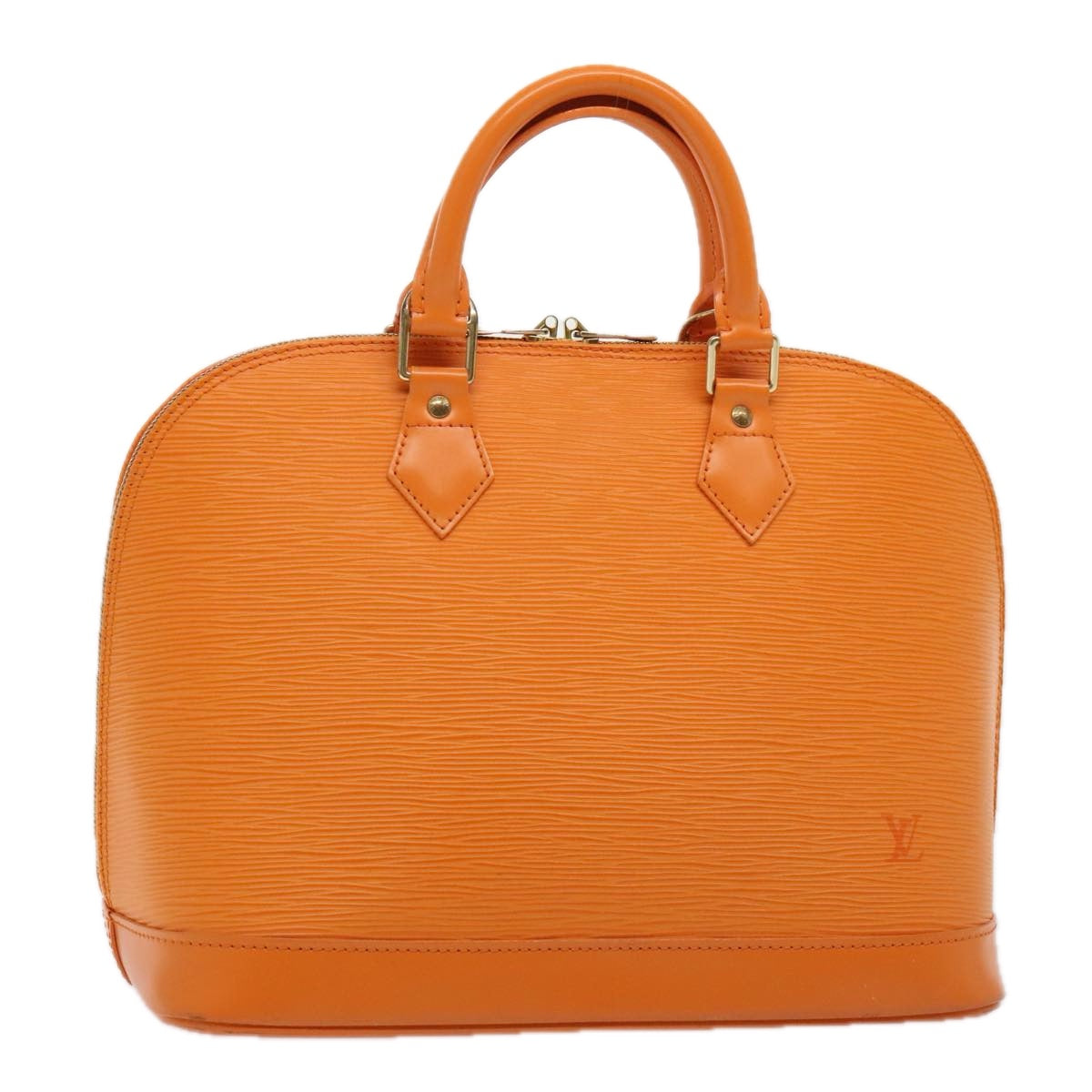 LOUIS VUITTON Epi Alma Hand Bag Orange Mandarin M5214H LV Auth yk14740