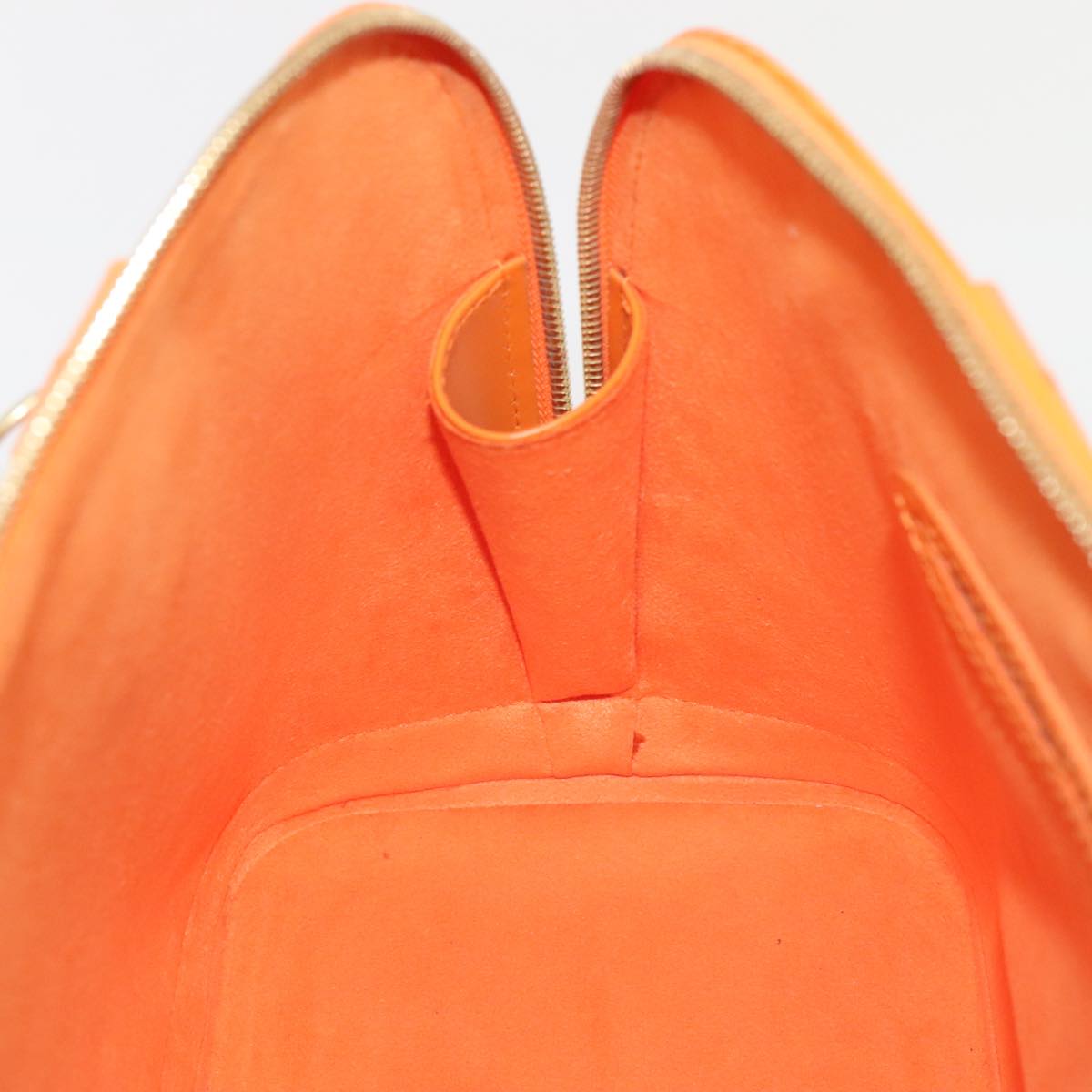 LOUIS VUITTON Epi Alma Hand Bag Orange Mandarin M5214H LV Auth yk14740