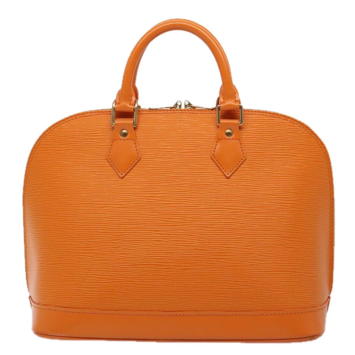 LOUIS VUITTON Epi Alma Hand Bag Orange Mandarin M5214H LV Auth yk14740