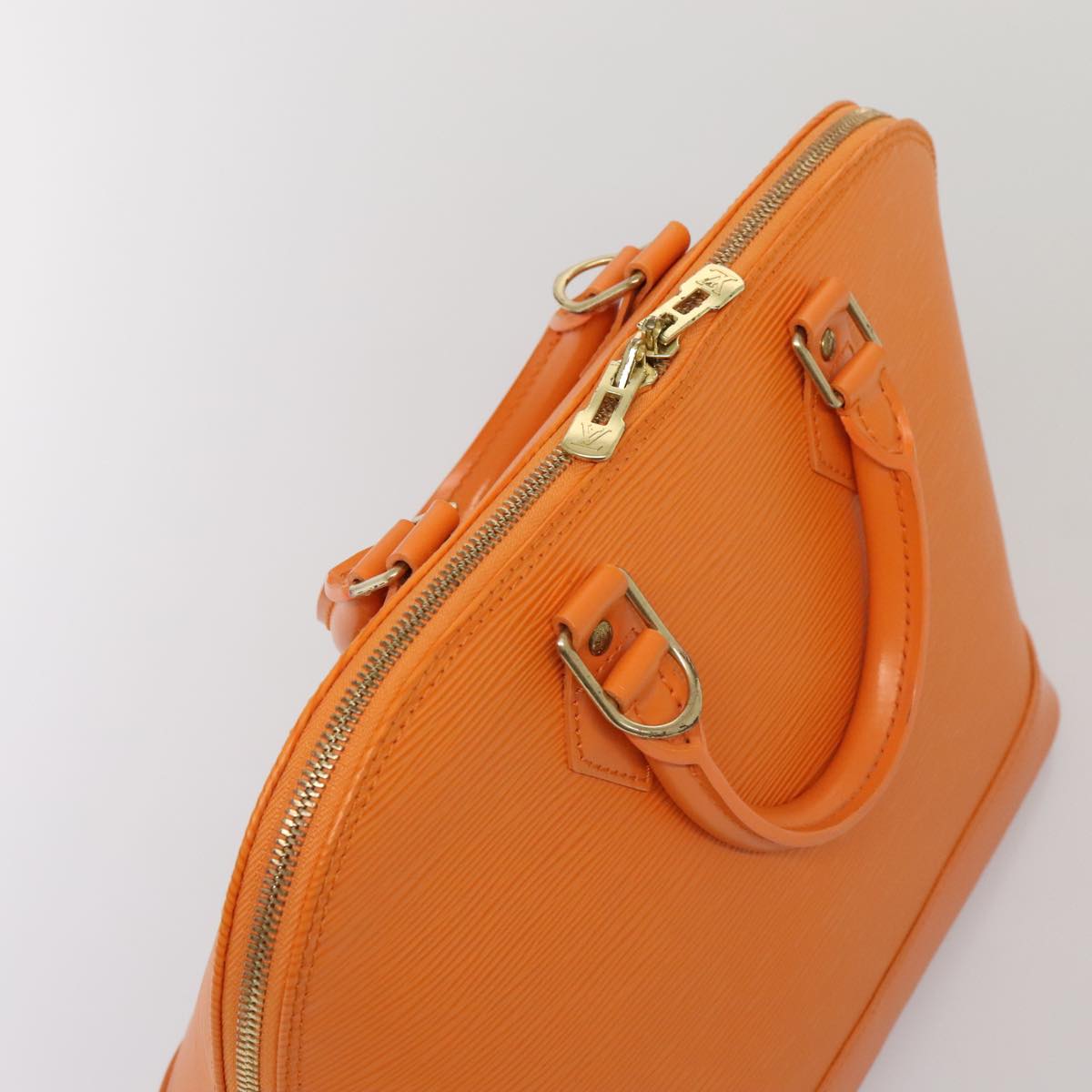 LOUIS VUITTON Epi Alma Hand Bag Orange Mandarin M5214H LV Auth yk14740