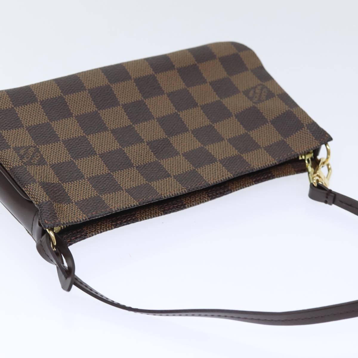 LOUIS VUITTON Damier Ebene Navona Accessory Pouch N51983 LV Auth yk14752A