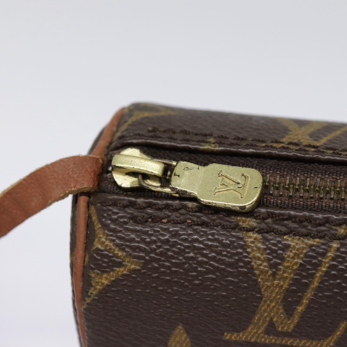 LOUIS VUITTON Monogram Papillon Pouch Vintage LV Auth yk14772