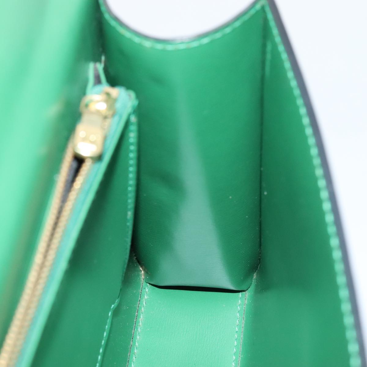 LOUIS VUITTON Epi Malesherbes Hand Bag Green M52374 LV Auth yk14779