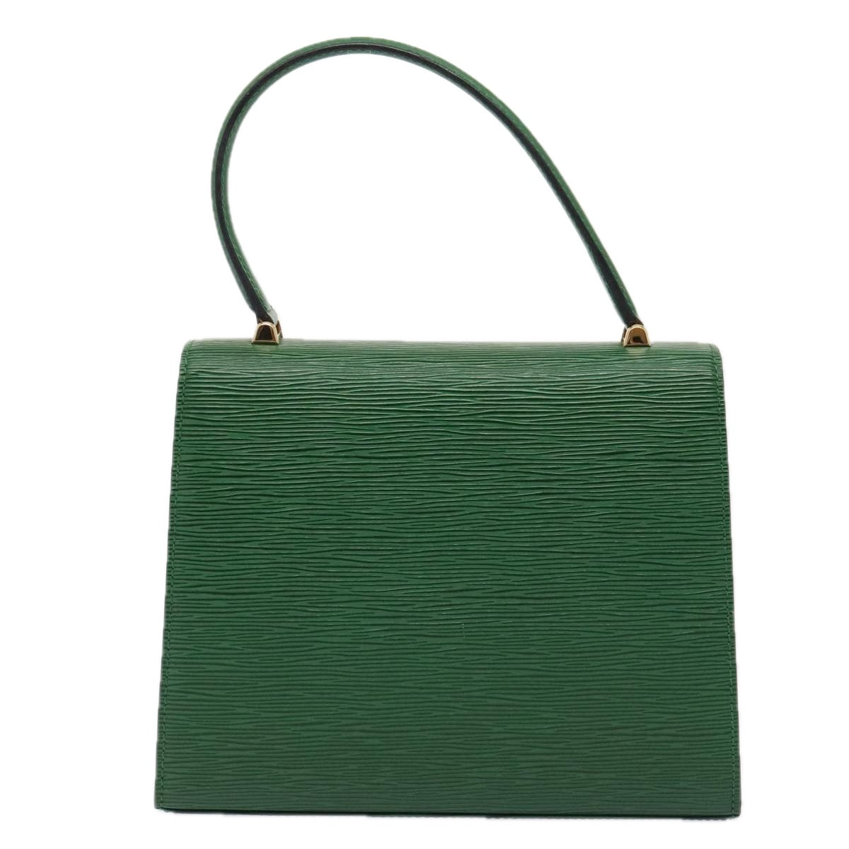 LOUIS VUITTON Epi Malesherbes Hand Bag Green M52374 LV Auth yk14779